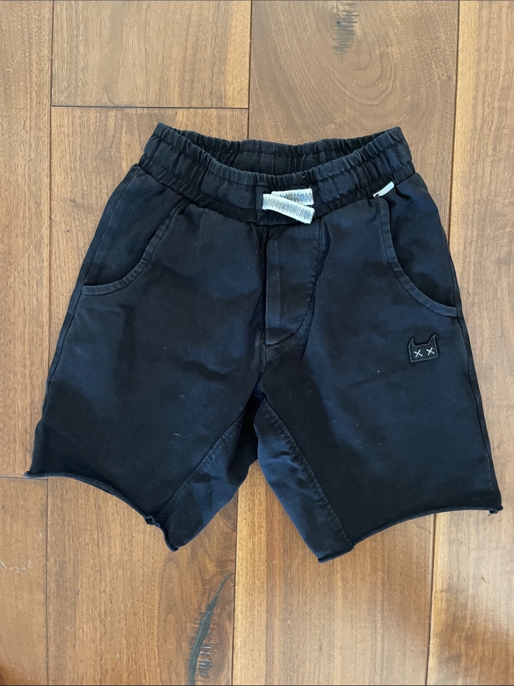 Munster Black Kids Elastic-Waist Shorts
